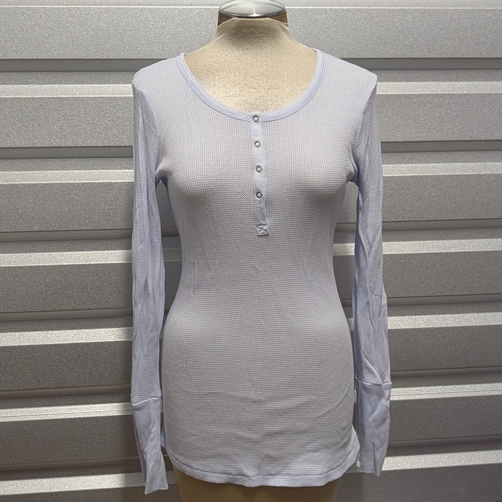 SPLENDID forever thermal henley top M L